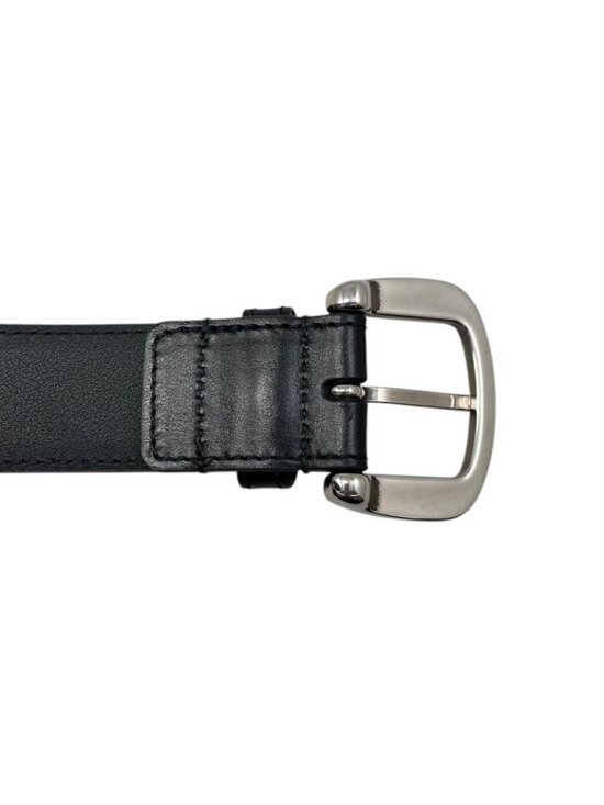 Gucci Belt Mini Horsebit Leather Black Silver main image 3